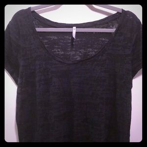 Black Burnout Tee!